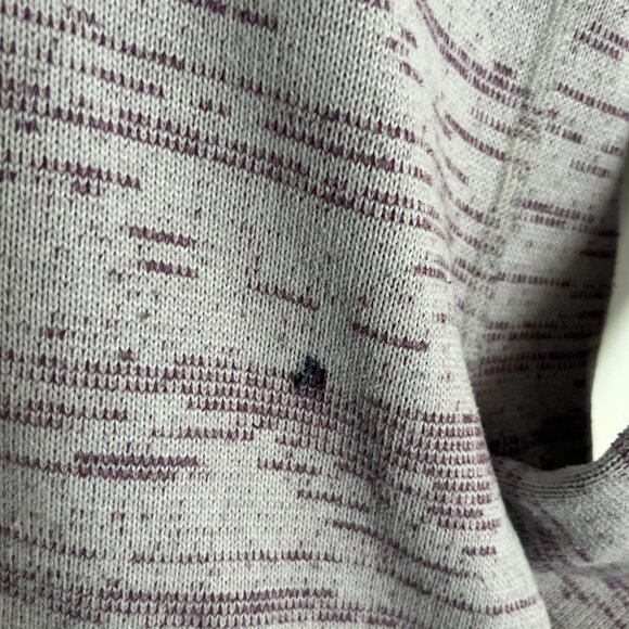 North Face. Hooded Sweater. Grey and Purple Color. Size L (Fits M). Womens. - Picture 10 of 11